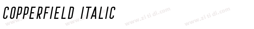 Copperfield Italic字体转换